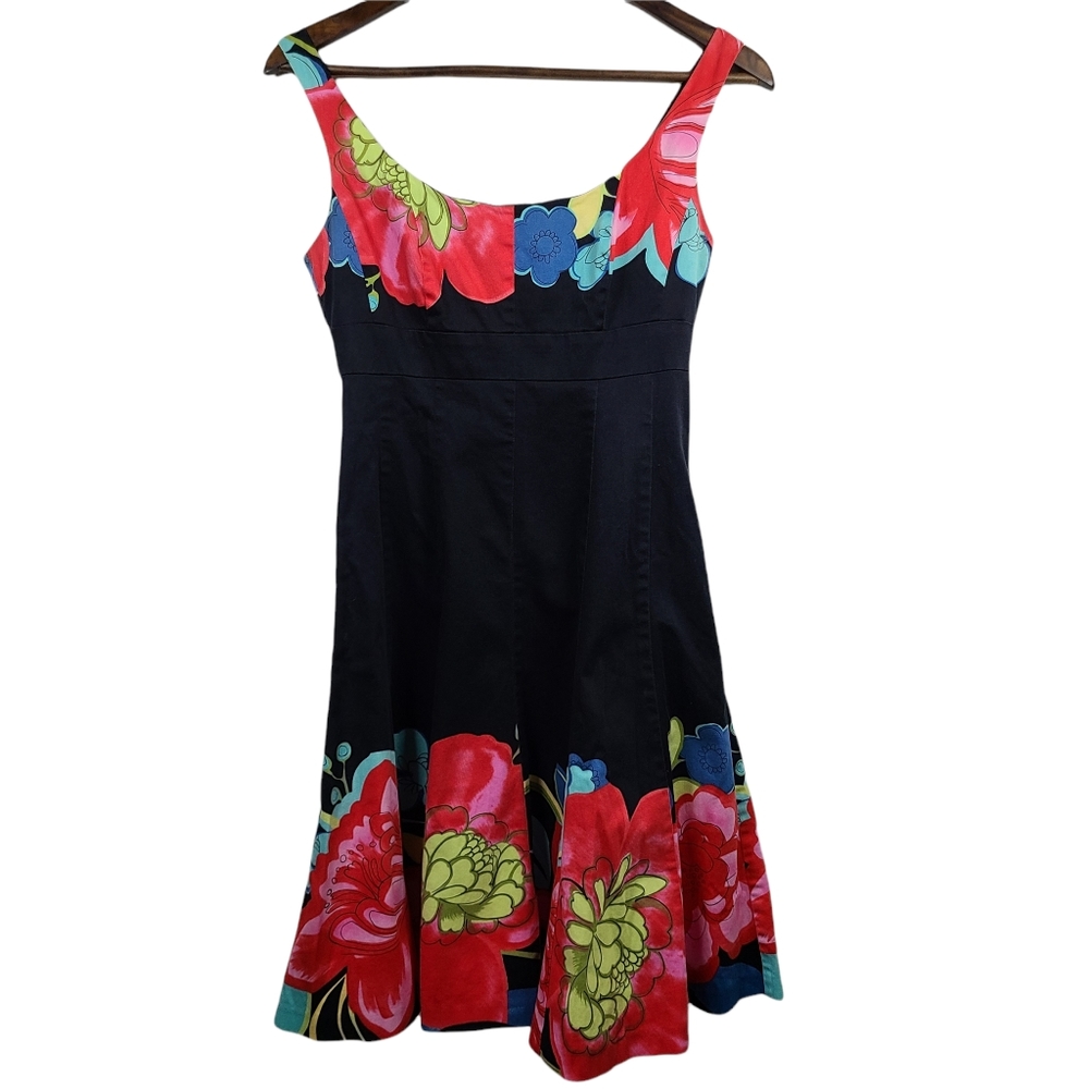 Nine West Bold Floral Fit & Flare Dress 2